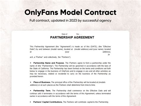 onlyfans manager contract|OnlyFans Management Contract Template